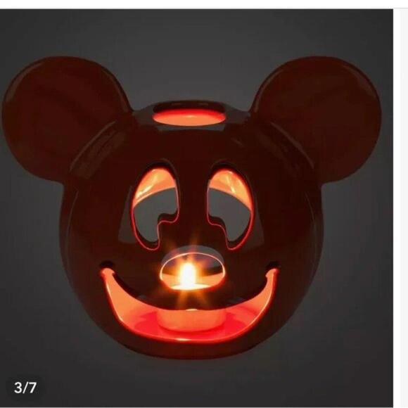 Disney Mickey Halloween Candle Holder - (New) - Picture 6 of 7